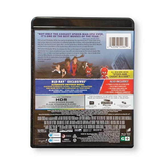 π2/$30π Spider-Man: Into The Spider-Verse (Bilingual - 4K UHD+Blu-ray+Digital) - Picture 2 of 2
